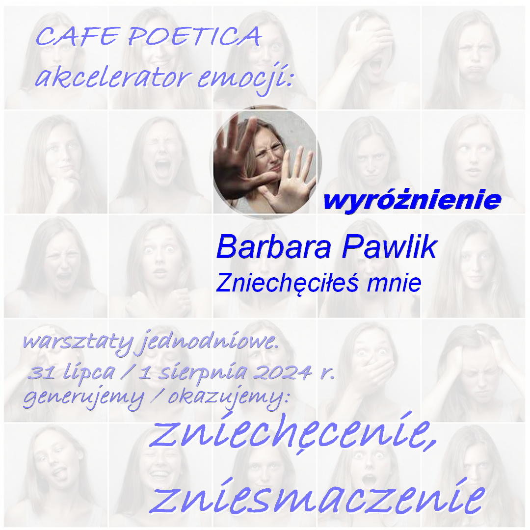 Zniechęciłeś mnie