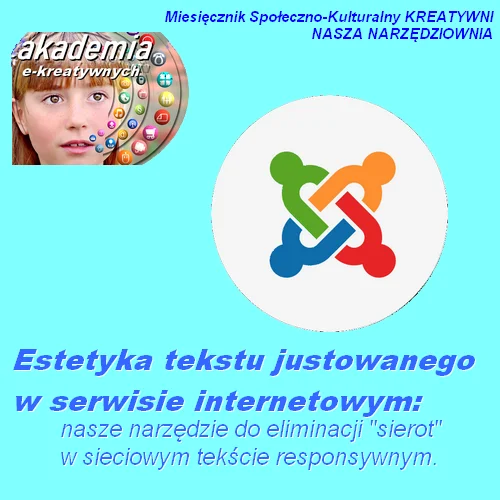 Dodatek dla CMS Joomla dla eliminacji ,,sierot'' w justowanym tekście