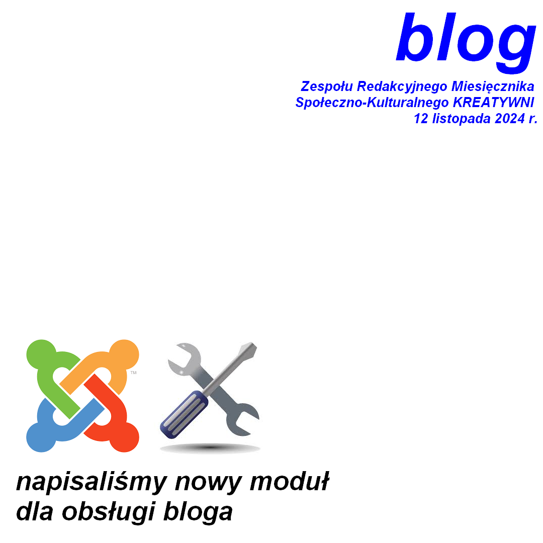 Napisaliśmy nowy moduł dla obsługi bloga