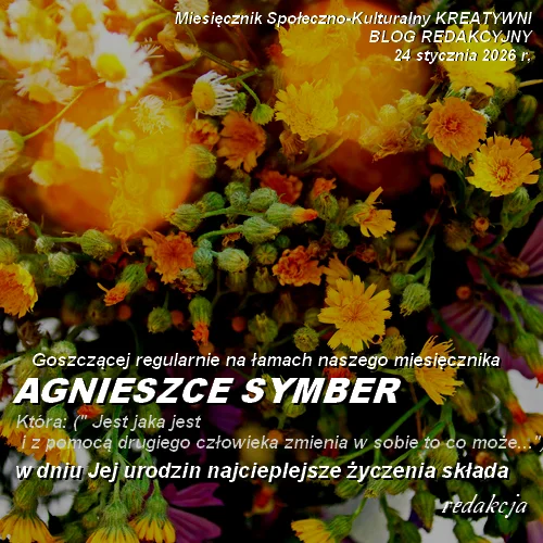 Życzenia urodzinowe dla Agnieszki Symber
