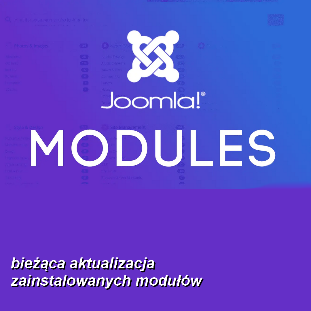 Bieżąca aktualizacja trzech modułów systemu