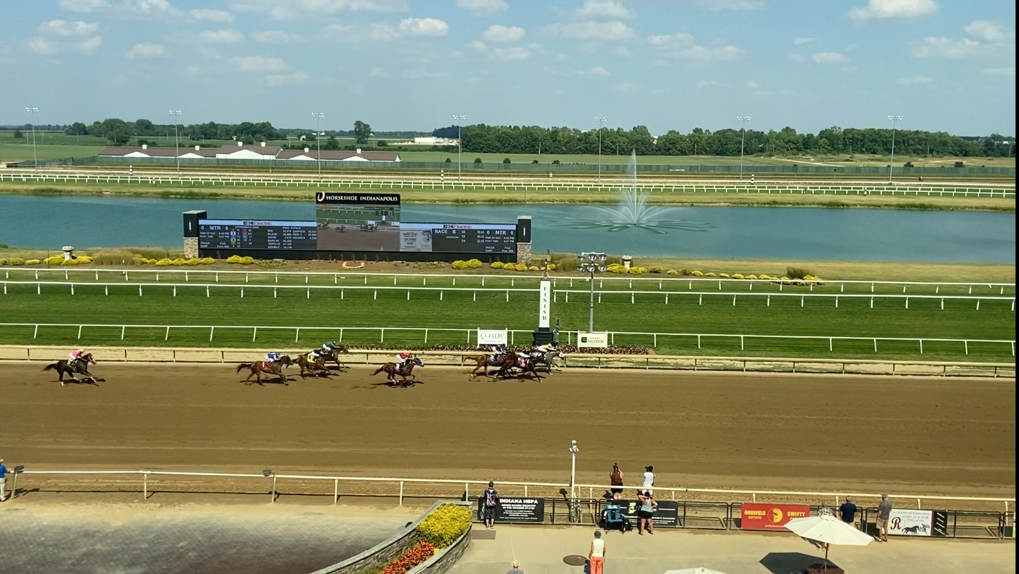 Wyścigi konne, Horseshoe  (Indianapolis, USA): fotorelacja