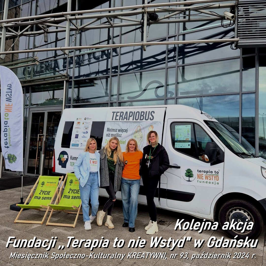 Kolejna akcja Fundacji TERAPIA TO NIE W STYD w Gdańsku