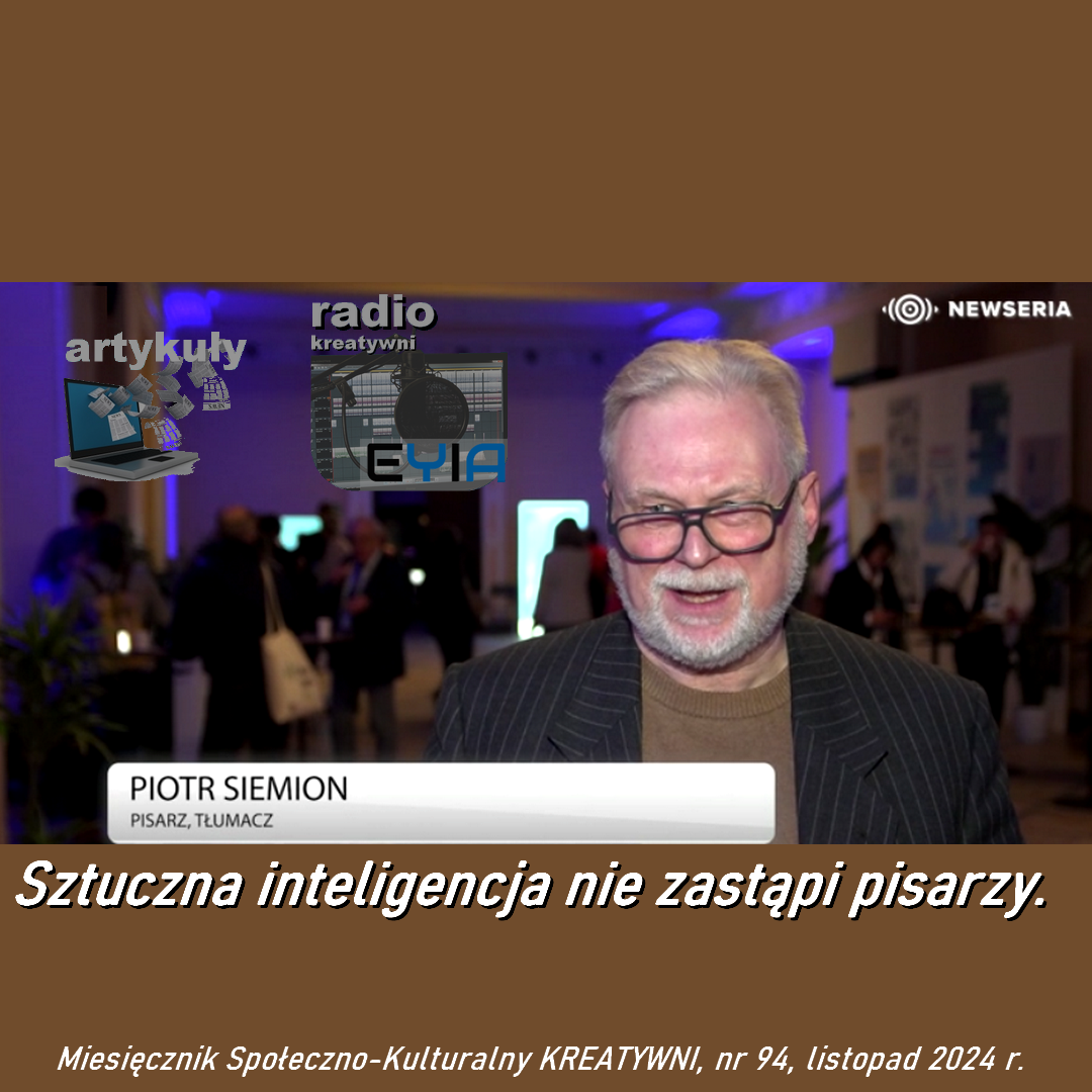 Sztuczna inteligencja nie zastąpi pisarzy.