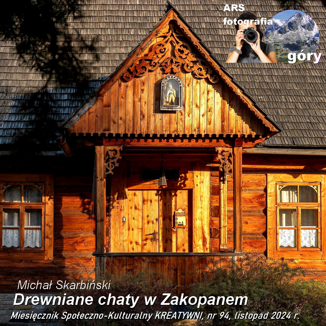 Drewniane chaty w Zakopanem