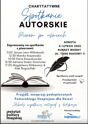 Charytatywne spotkanie autorskie: PIÓREM POUŚMIECH