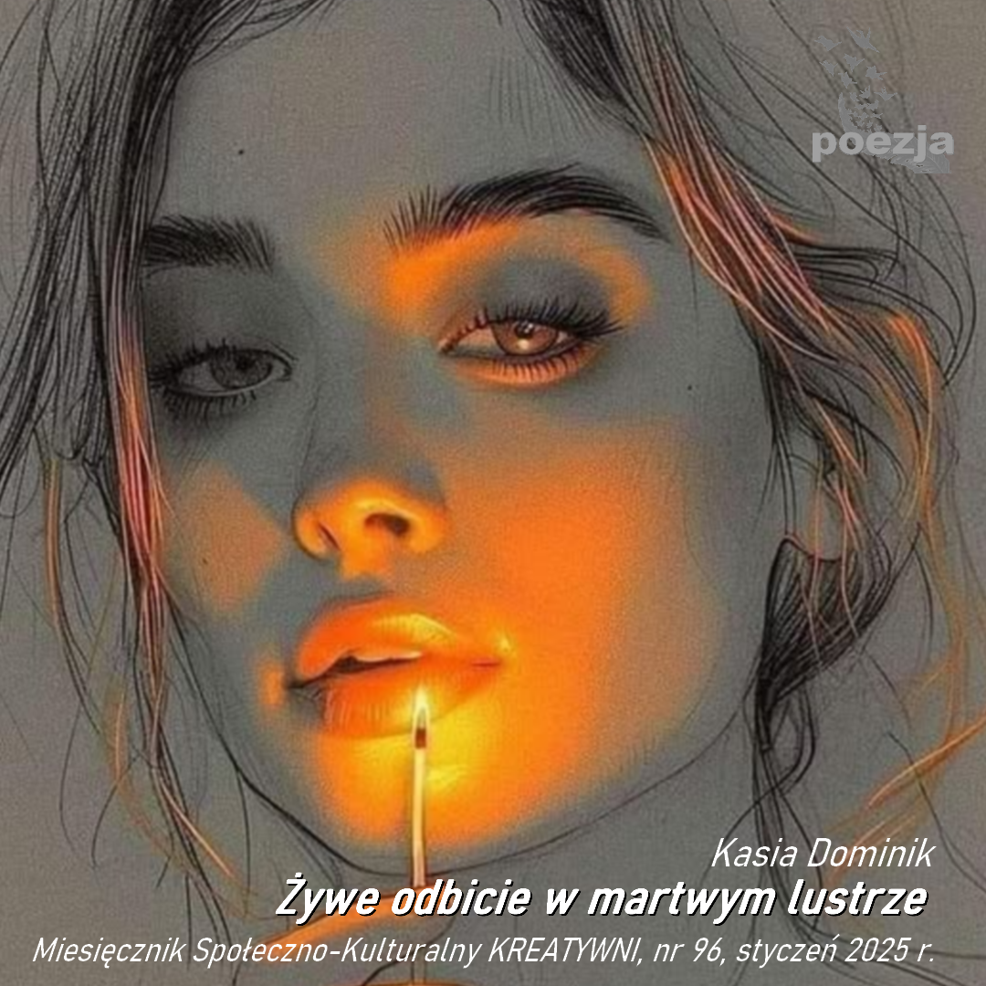 Żywe odbicie w martwym lustrze