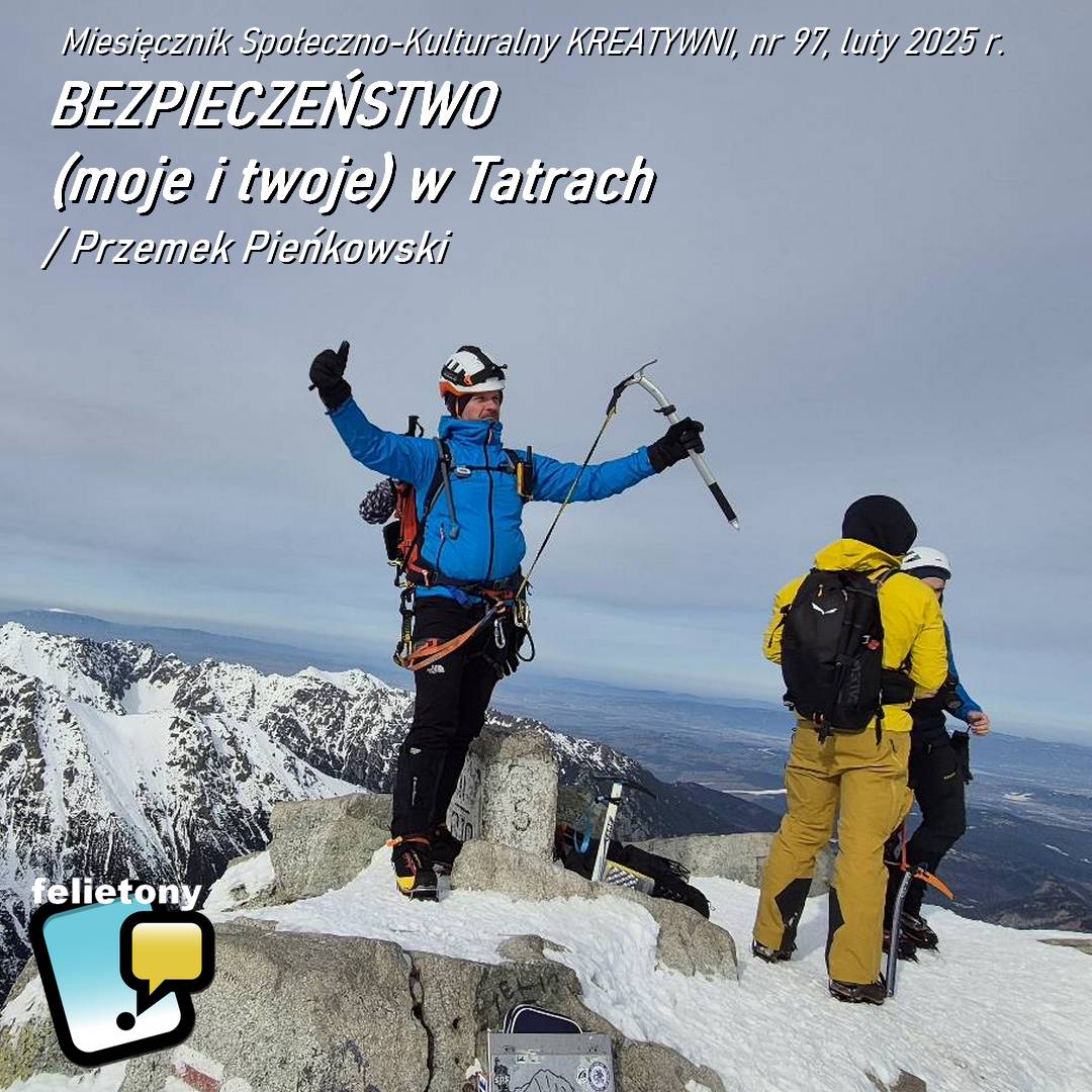 BEZPIECZEŃSTWO (moje i twoje) w Tatrach