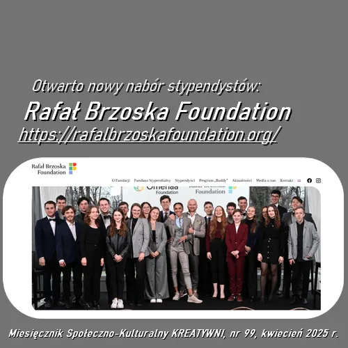 Konkurs stypendialny Rafał Brzoska Foundation: nowy nabór