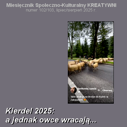 Kierdel 2025: a jednak owce wracają...