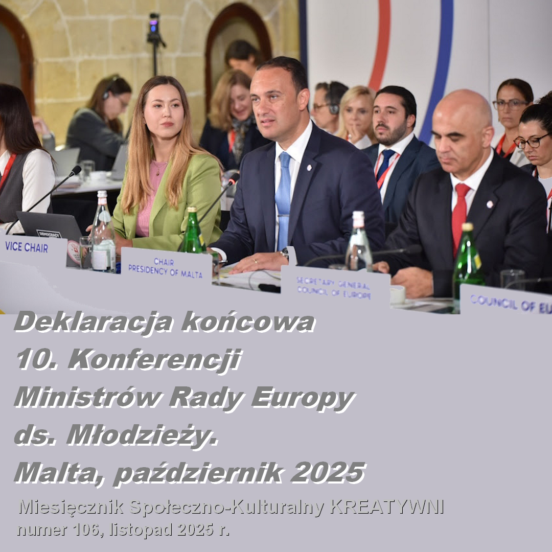 Deklaracja końcowa 10. Konferencji Ministrów Rady Europy ds. Młodzieży. Malta. październik 2025