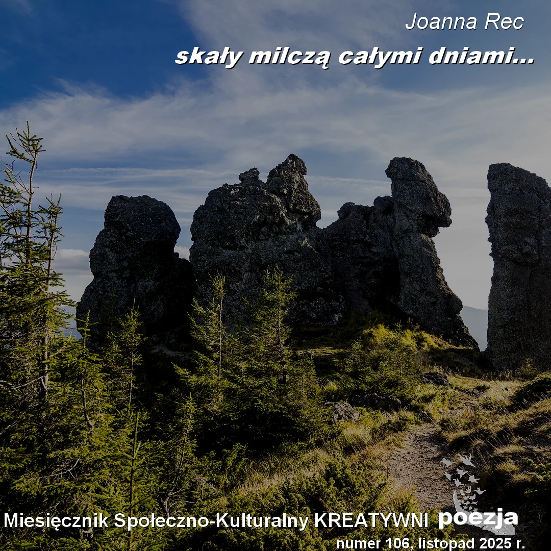 skały milczą całymi dniami / Joanna Rec