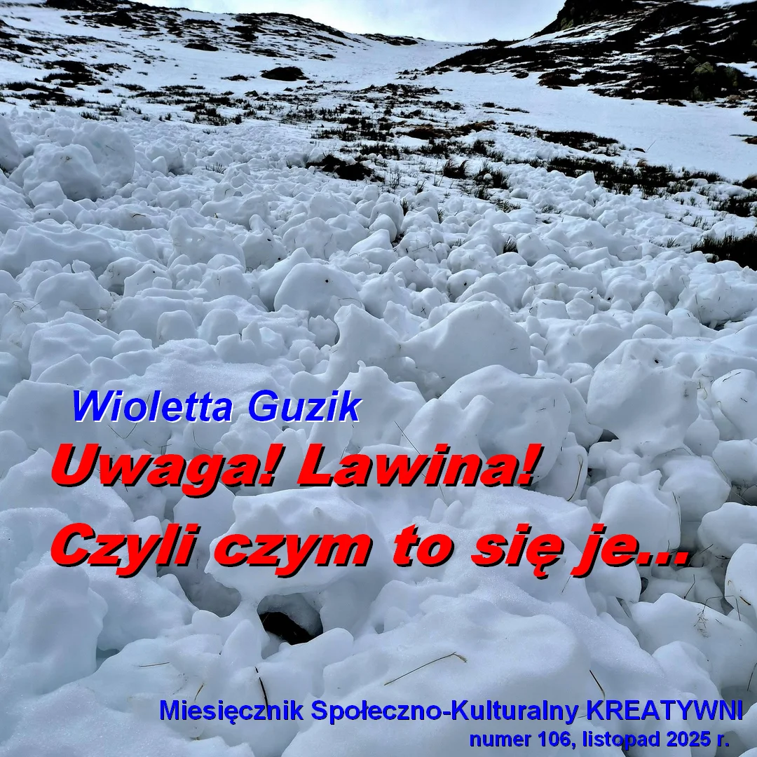 Uwaga! Lawina! Czyli czym to się je... / Wioletta Guzik