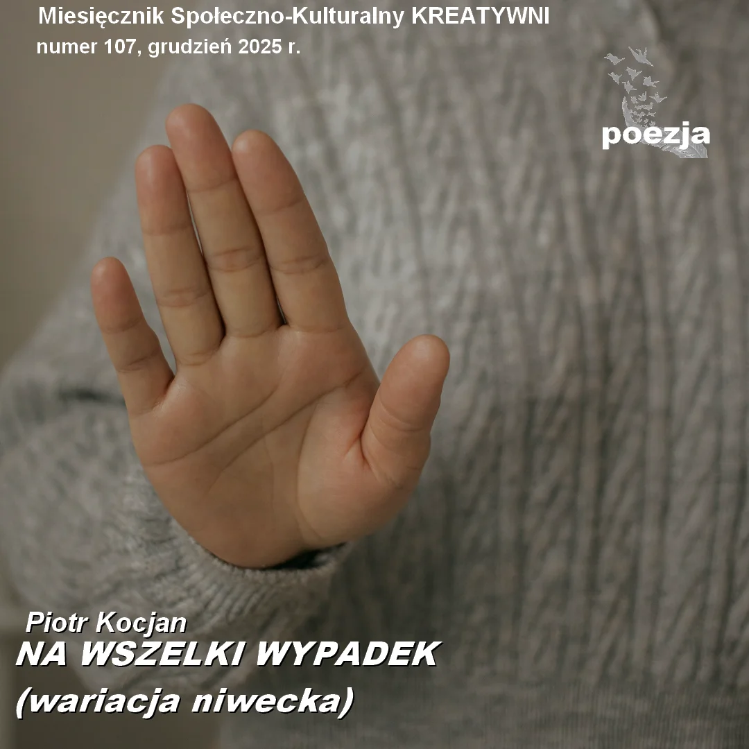 NA WSZELKI WYPADEK (wariacja niwecka) / Piotr Kocjan