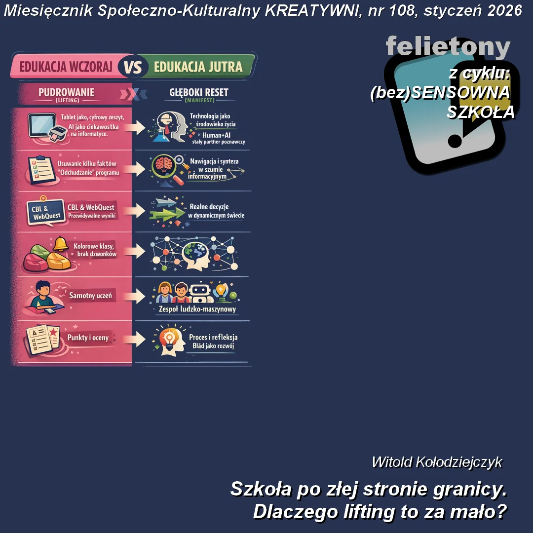 Szkoła po złej stronie granicy. Dlaczego lifting to za mało? / Witold Kołodziejczy