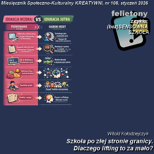 Szkoła po złej stronie granicy. Dlaczego lifting to za mało? / Witold Kołodziejczy