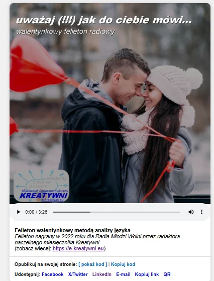 Kliknij na obraz aby zobaczyć jak działa ta wersja naszego odtwarzacza podcastów.