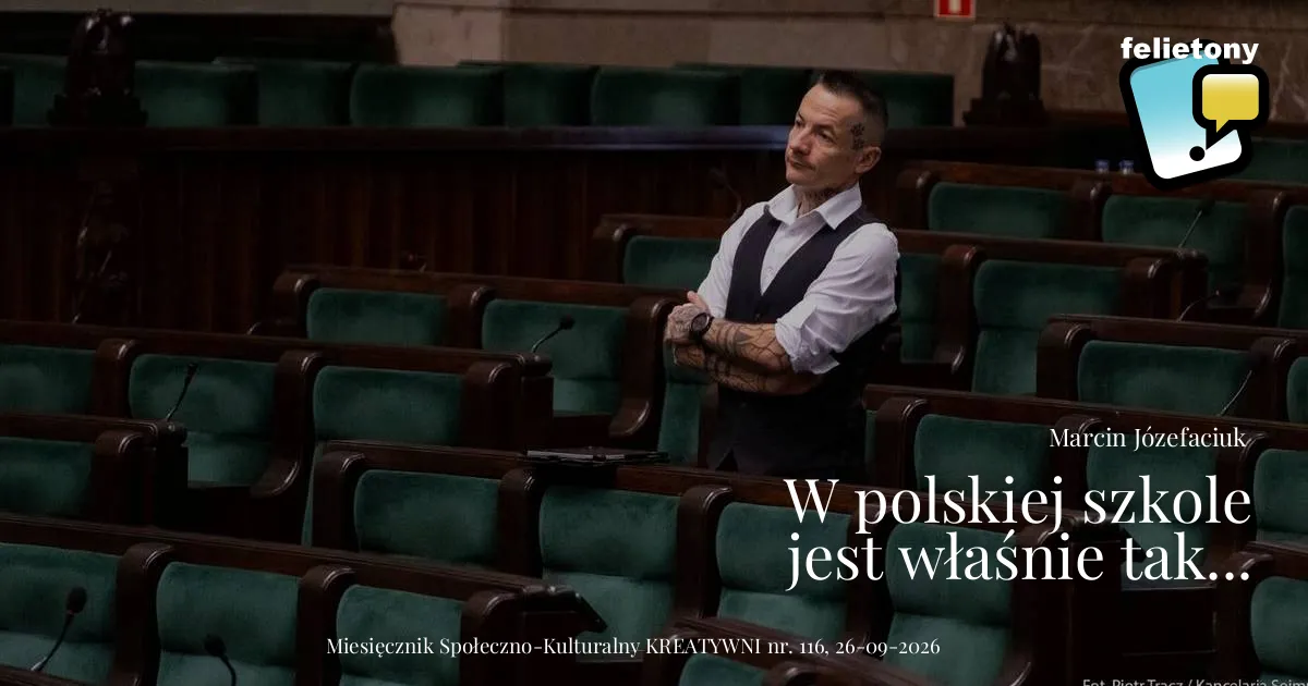 W polskiej szkole jest właśnie tak. / Marcin Józefaciuk 