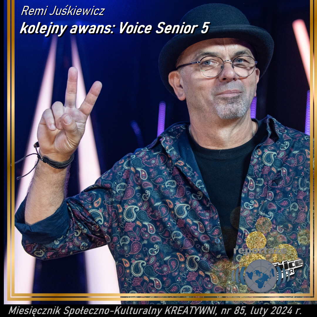 Kolejny awans Remiego Juśkiewicza w Voice Senior 5